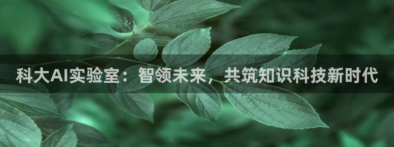 科大AI实验室：智领未来，共筑知识科技新时代